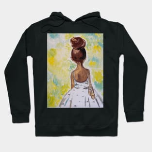 Ballerina girl brown Hoodie